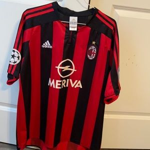 Vintage Champions League AC Milan Maldini Jersey